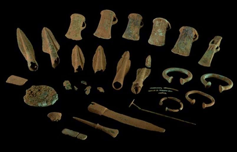 Figure 14. One of two Late Bronze Age hoards from Llangeitho Community, Ceredigion (© Ceredigion Museum/Amgueddfa Cymru - Museum Wales)