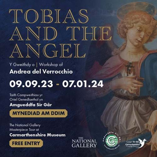 Poster Arddangosfa Tobias a'r Angel